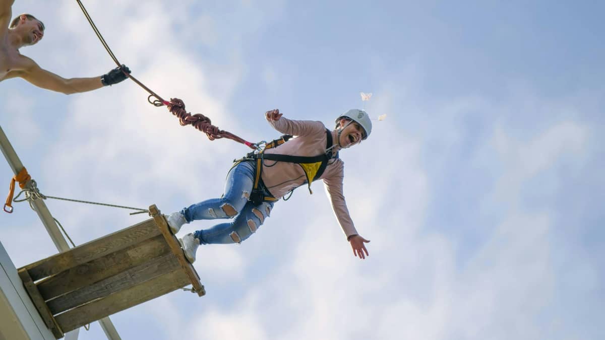 Bungee Jumping at Jumeirah Beach